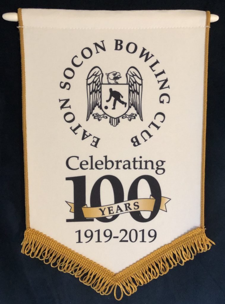 The 100 years celebration pennant